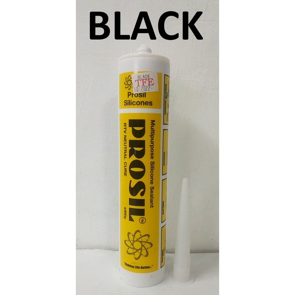 Prosil Silicone Sealant Multi Purpose Black Grams Black