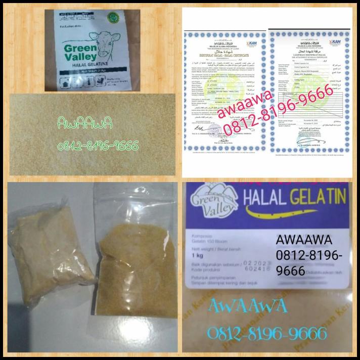 1 Kg 1000Gr Pure Gelatin Powder Halal Beef Beef Powder Shopee Philippines