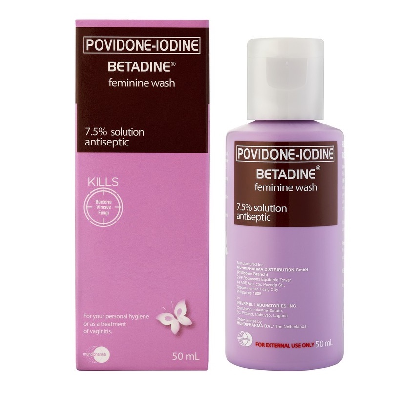 BETADINE Feminine Wash 50ml Shopee Philippines