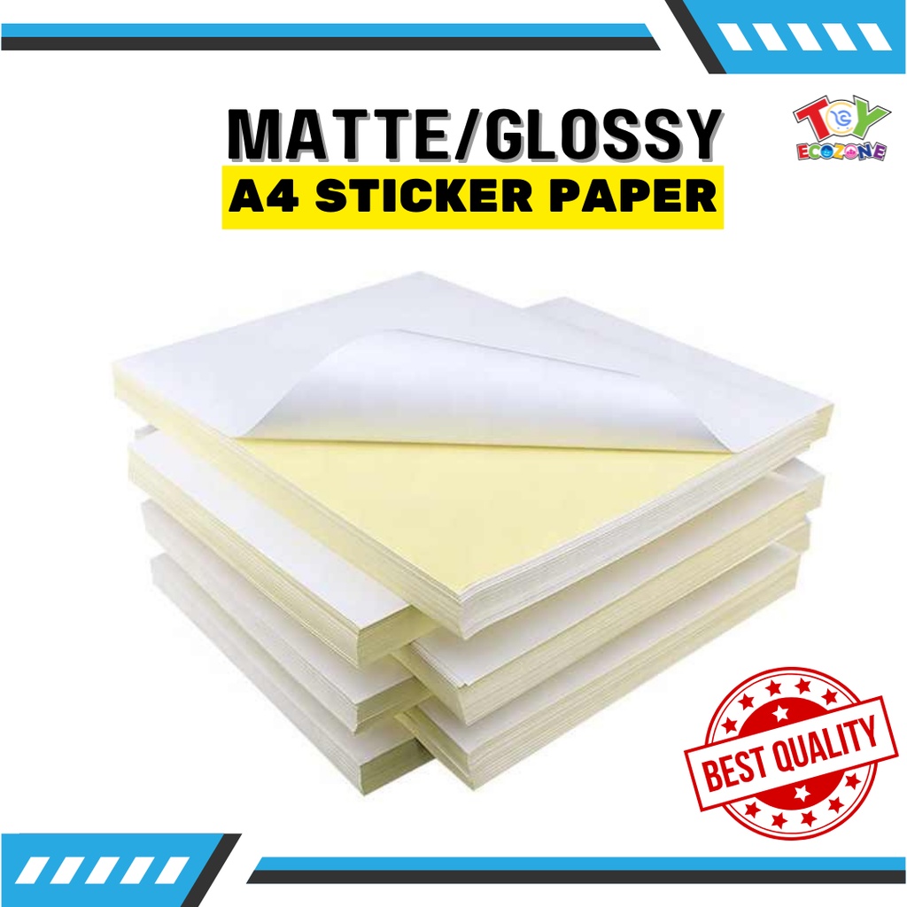 printable-sticker-paper-glossy-matte-kraft-inkjet-a4-size-shopee