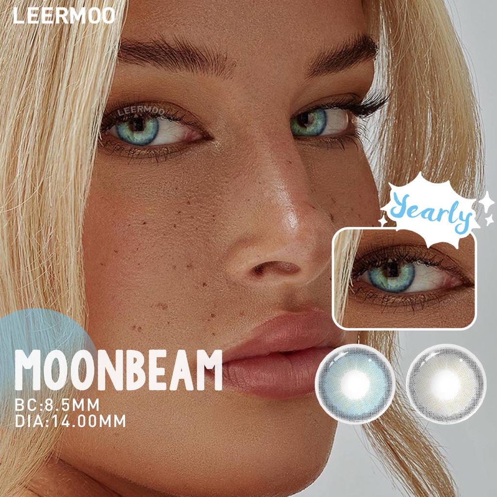 LEERMOO Natural Cosplay Contact Lenses Moonbeam Series Colored Contacts