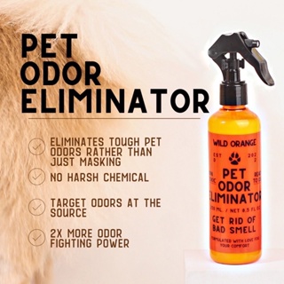 Pet Odor Eliminator Spray Wild Orange Fresh Scent Natural Smell Neutralizer Dog Cat 250ml