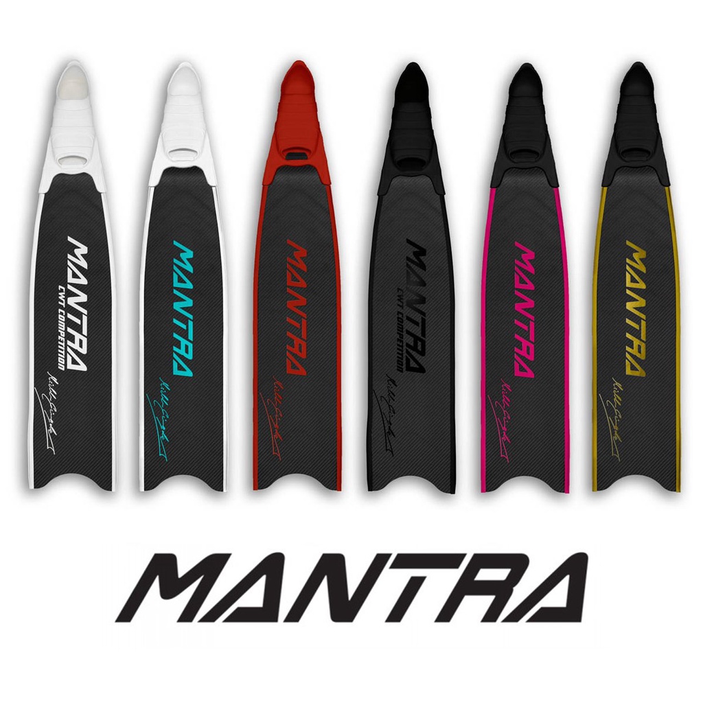 Italy CETMA Mantra Freediving Fins Pure Carbon Fiber Long Double DYNAMI