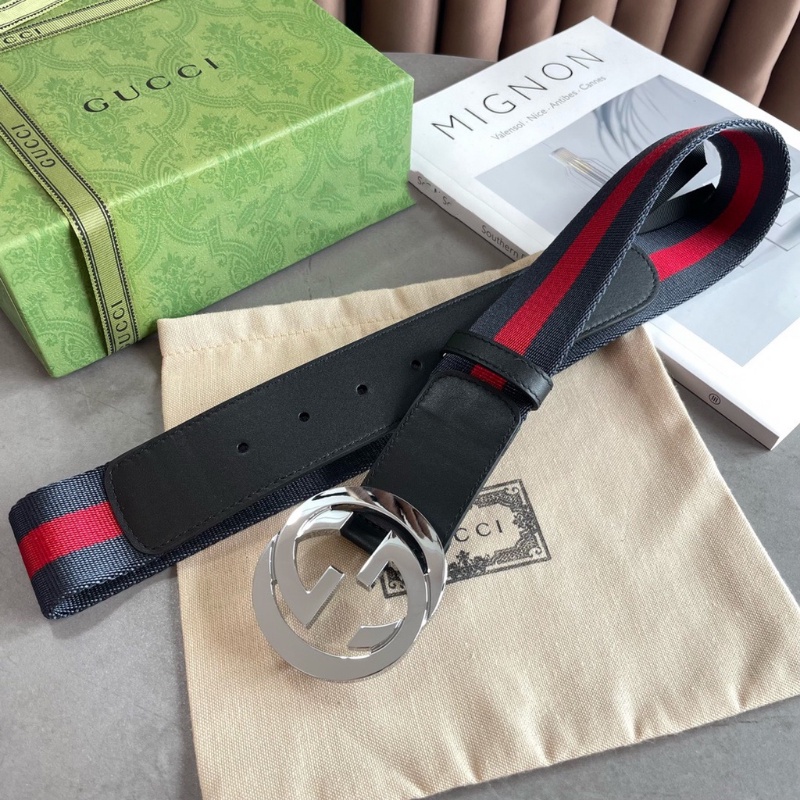 【In Stock】 Top Grade French brand GG Belt 100% Cow Leather Belt With Original Gift Box