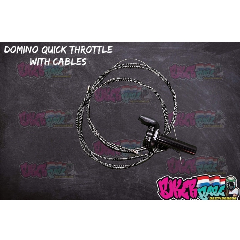 Domino Quick Throttle with Cables for Fuel Injected Motorcycle Nmax