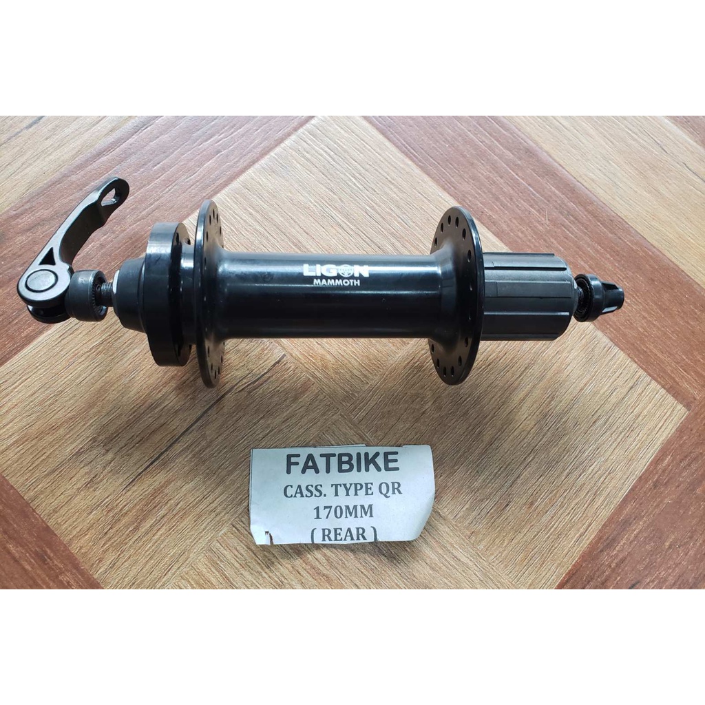 REAR HUB FATBIKE LIGON MAMMOTH 170MM CASSETTE TYPE QUICK RELEASE