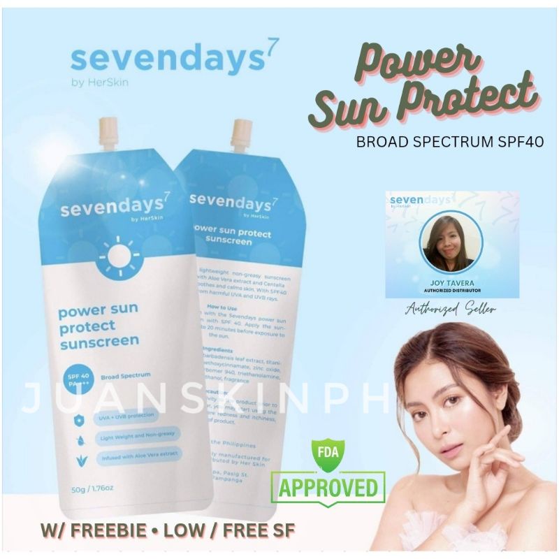 Sevendays Power Sun Protect Sunscreen SPF 40 50g Shopee Philippines