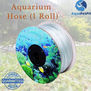 ✘☽200 meters Clear Aquarium Hose with Axle for Your Air Pump and Aquarium - Aquapet