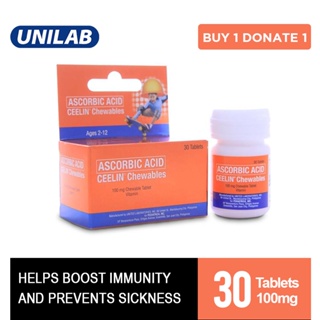 (hot)[Buy 1 Donate 1] Ceelin 30S Chewtab (Helps Boost Immunity And Prevents Sickness)