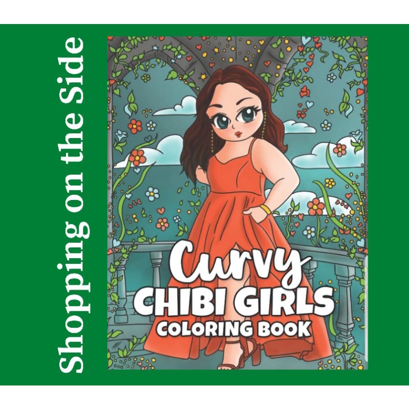 Curvy Chibi Girls Adult Coloring Book Shopee Philippines