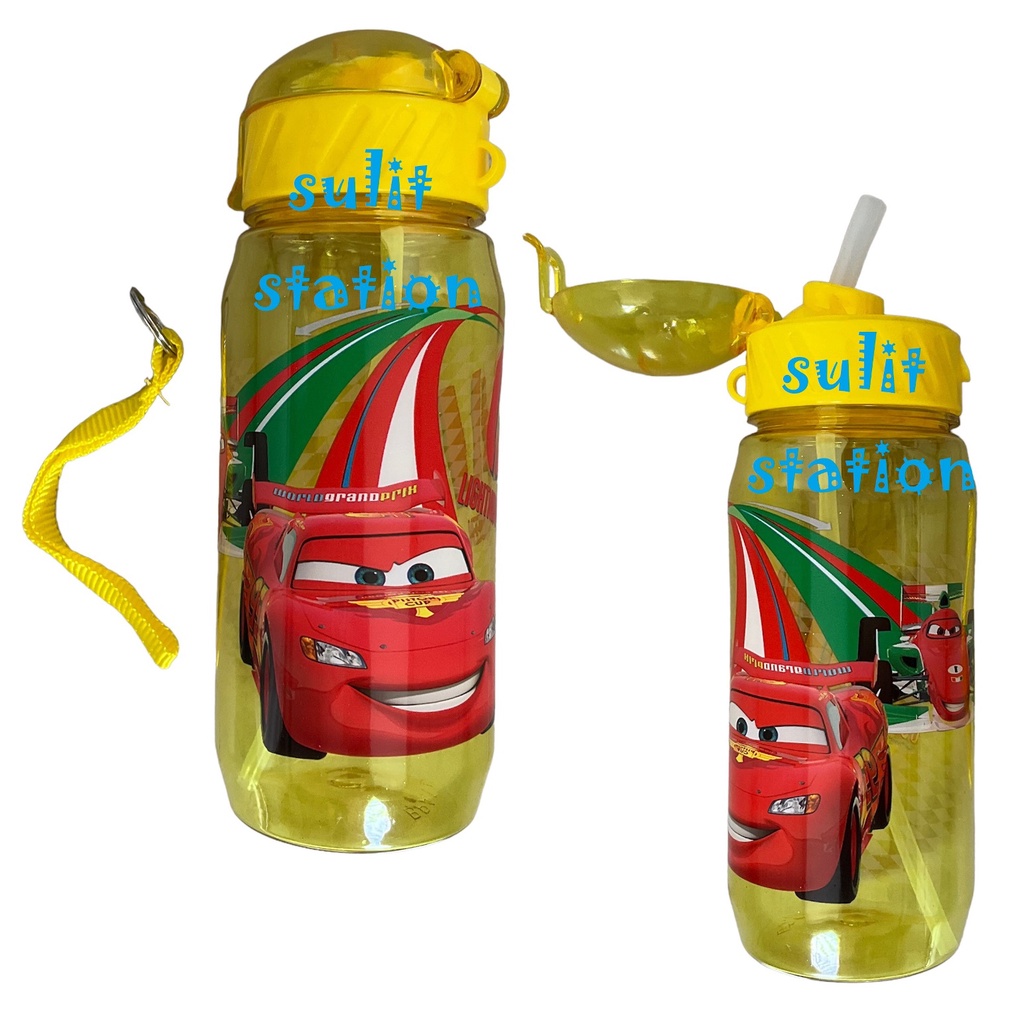 PIXAR CARS LIGHTNING McQUEEN WATER DRINKING BOTTLE TUMBLER JUG Shopee