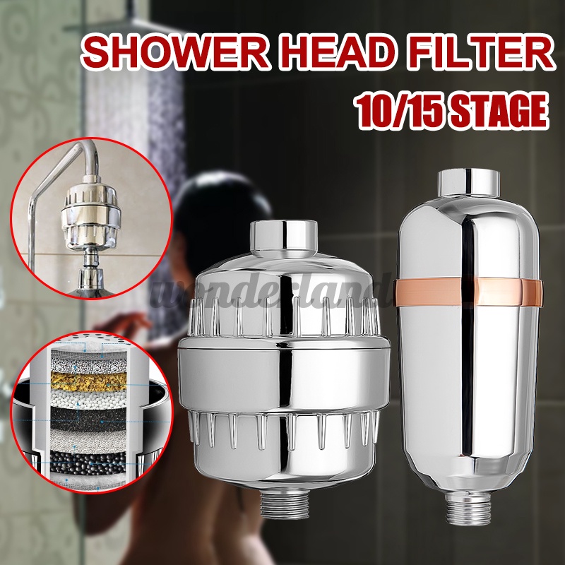 15 Stage Shower Water Filter Softener for Hard Water Removes Chlorine