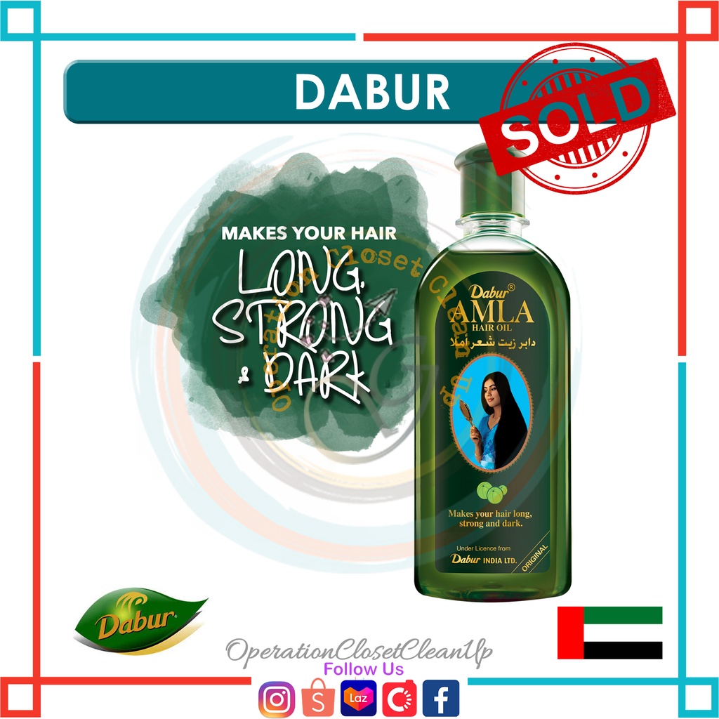🇦🇪 Dabur Amla Hair Oil, 200mL (Expiration ) | Shopee Philippines