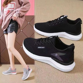 [ZFSW] 2022 Korean Fashion Breathable Shoes Women's Sports Shoes Running Shoes Breathable Flyknit S