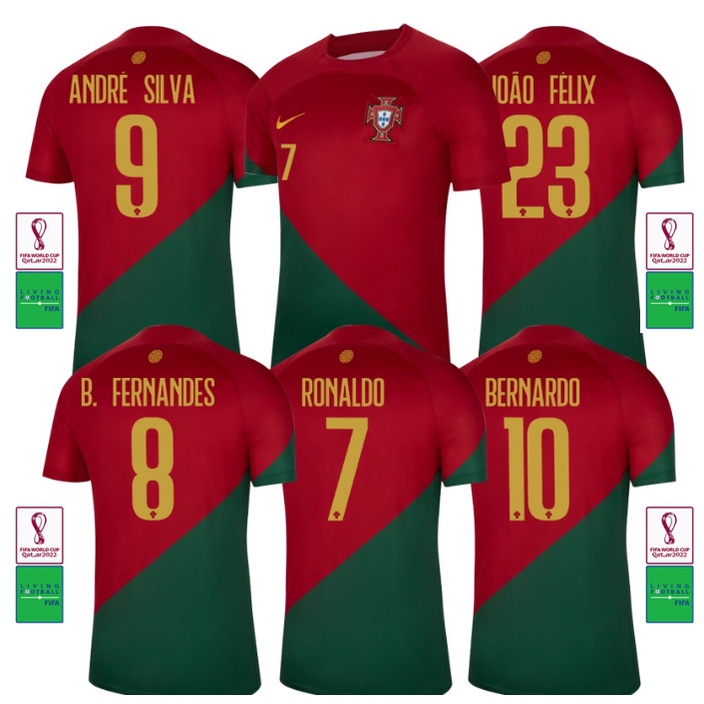 Fans Version Portugal home RONALDO 2022 W CUP football shirts soccer ...