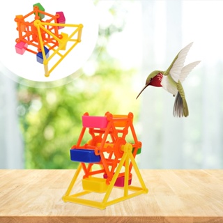 1Pc Parrot Toy Parakeet Intelligence Training Toy Bird Cage Toy Parrot Training Toys Parrot Color Sorting Toy #8
