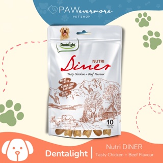 DENTALIGHT Nutri Diner Tasty Chicken & Beef Flavor Dental Dog Treats 180 grams Dog Chew