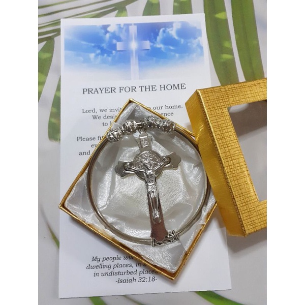 【Hot sale】Benedictine Cross Door Hanger Cross with St Benedict medal door hanger door hangers for pr