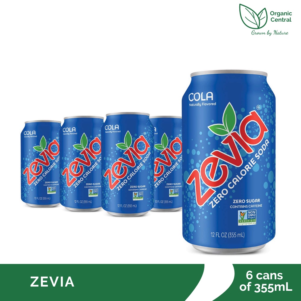 Zevia Cola Soda Bundle of Six (6) 355mL Shopee Philippines