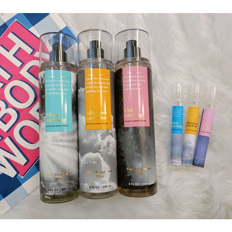 Misty Morning | Afternoon Sunshine | Cozy Evening By Bath & Body Works ...