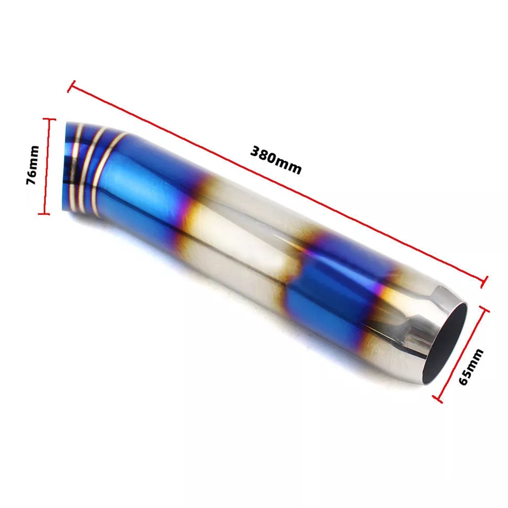 Universal Car Muffler Exhaust Pipe Bass Sound Long Car Exhaust Tail Pipes Auto Tail Muffler Tip