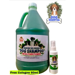 Madre de Cacao Dog Shampoo and Conditioner 3.7liter with FREE Cologne 60ml