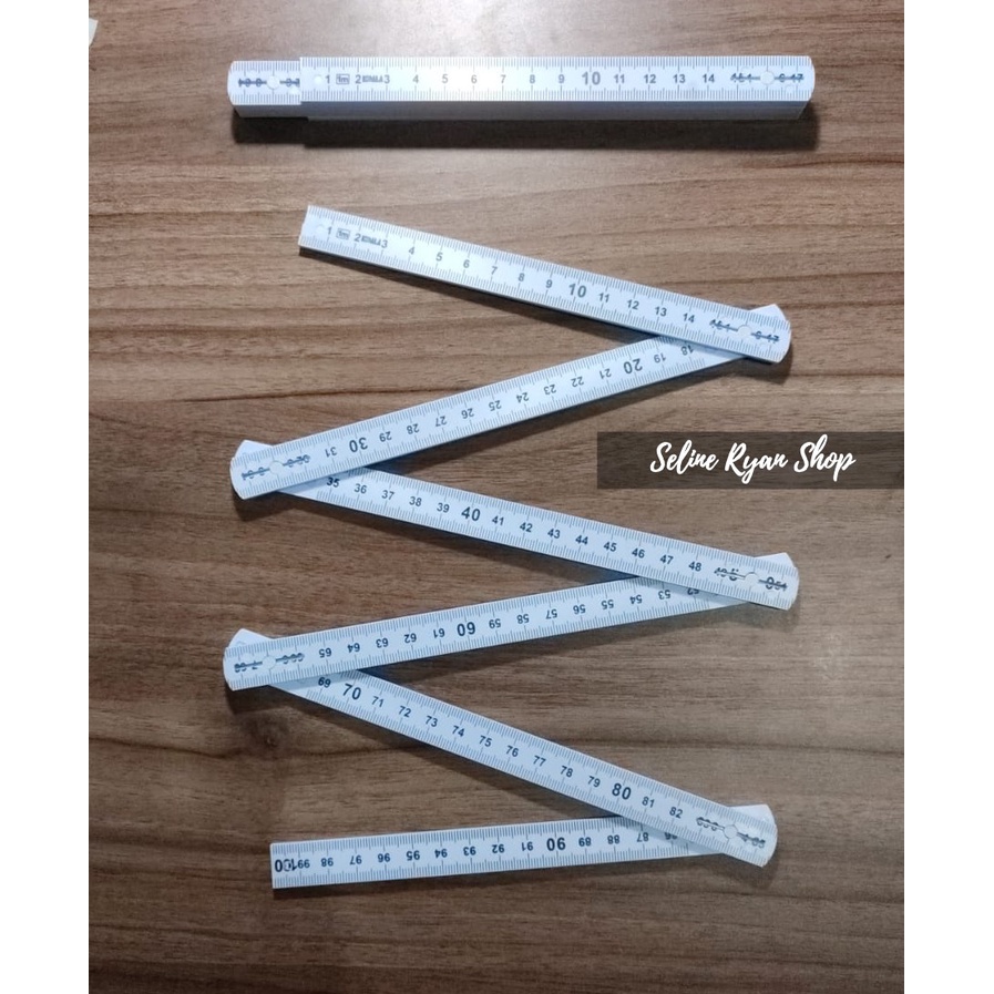 Folding Meter / Measuring Tool / Folding Ruler 100cm Shopee Philippines