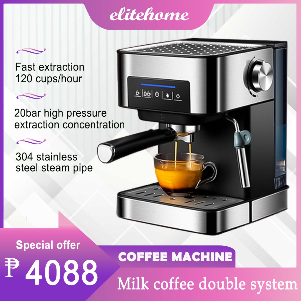 Small coffee machine Semiautomatic coffee machine Espresso machine