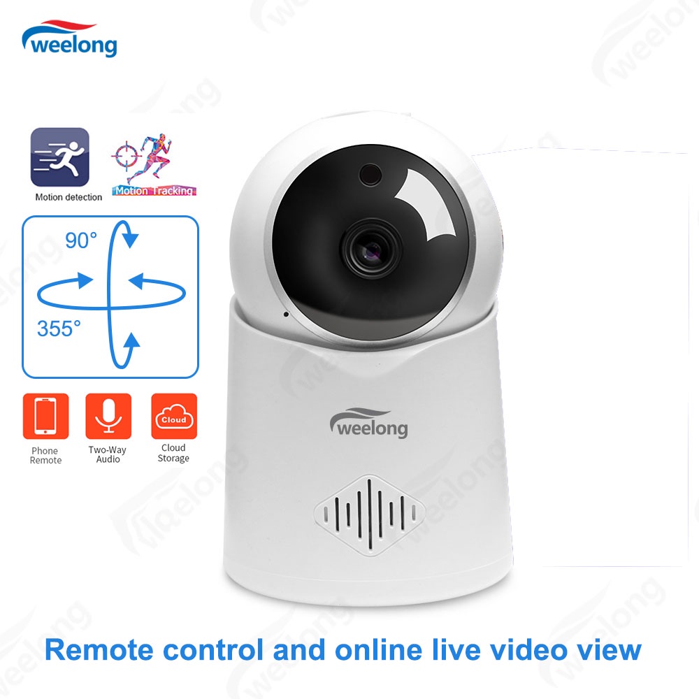 Weelong CCTV Camera Wifi Connect to Cellphone 1080P HD Night Vision