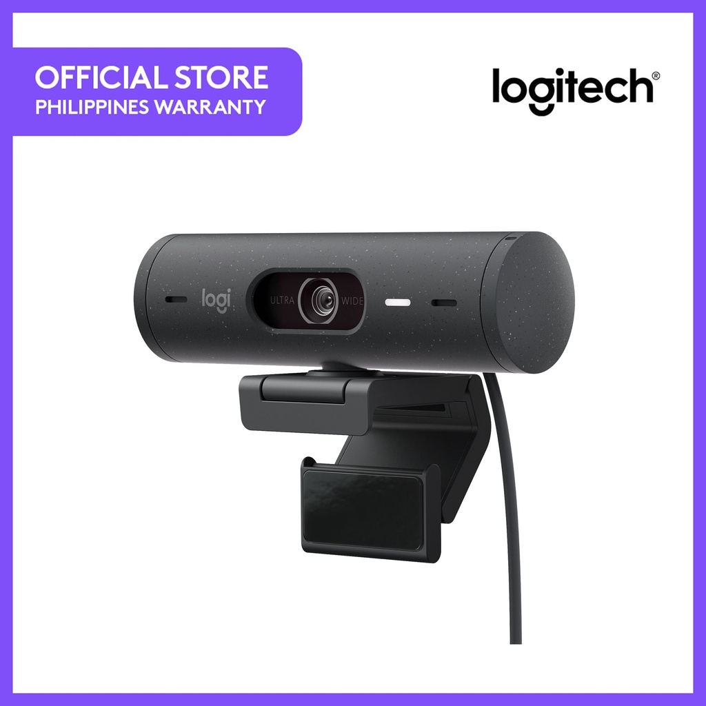 Logitech Brio 500 Full HD 1080p with Light Correction cam Shopee