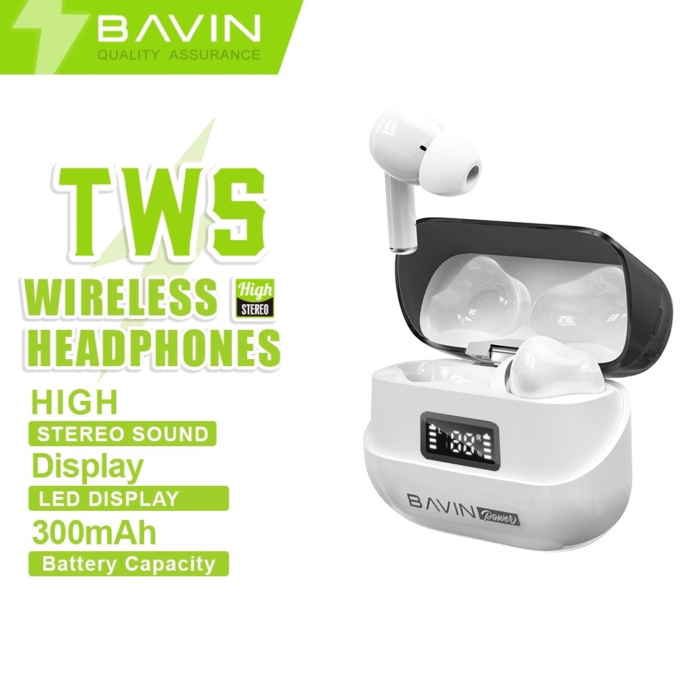 COD BAVIN BA15 Hi-Fi TWS Bluetooth 5.0V Wireless Hi-Fi Earphone Stereo ...