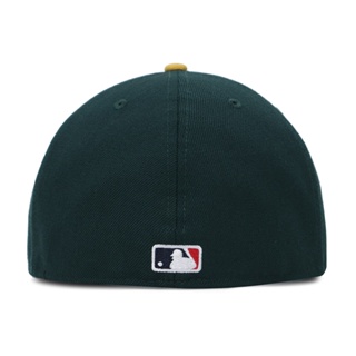 Oakland Athletics MLB Dark Green Yellow 59FIFTY Retro Crown Fitted A-Frame Cap #4