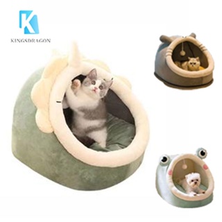 KINGSDRAGON Dog Bed Removable Washable Cat Dog House Indoor Warm Comfortable Pet Cat Bed Pet Nest