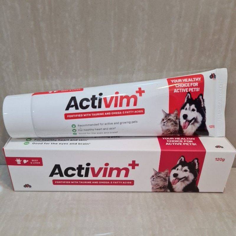 ACTIVIM PLUS GEL SUPPLEMENT FOR DOG AND CAT Shopee Philippines