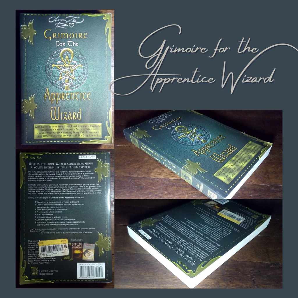 Grimoire for the Apprentice Wizard by Oberon ZellRavenheart Shopee