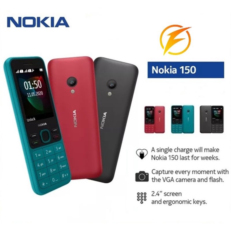 Nokia 150 Dual Sim KEYPAD PHONE NTC Brand New nokia basic phone ...