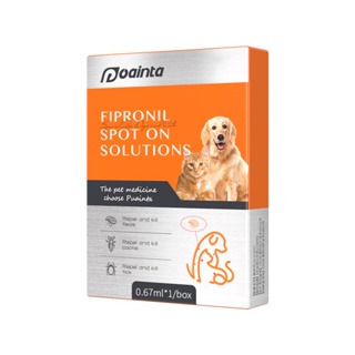 Puainta Flea & Tick Defense-Spot-on Solution for Dog 0.67ml*1/box External Anthelmintic Drops for Dogs