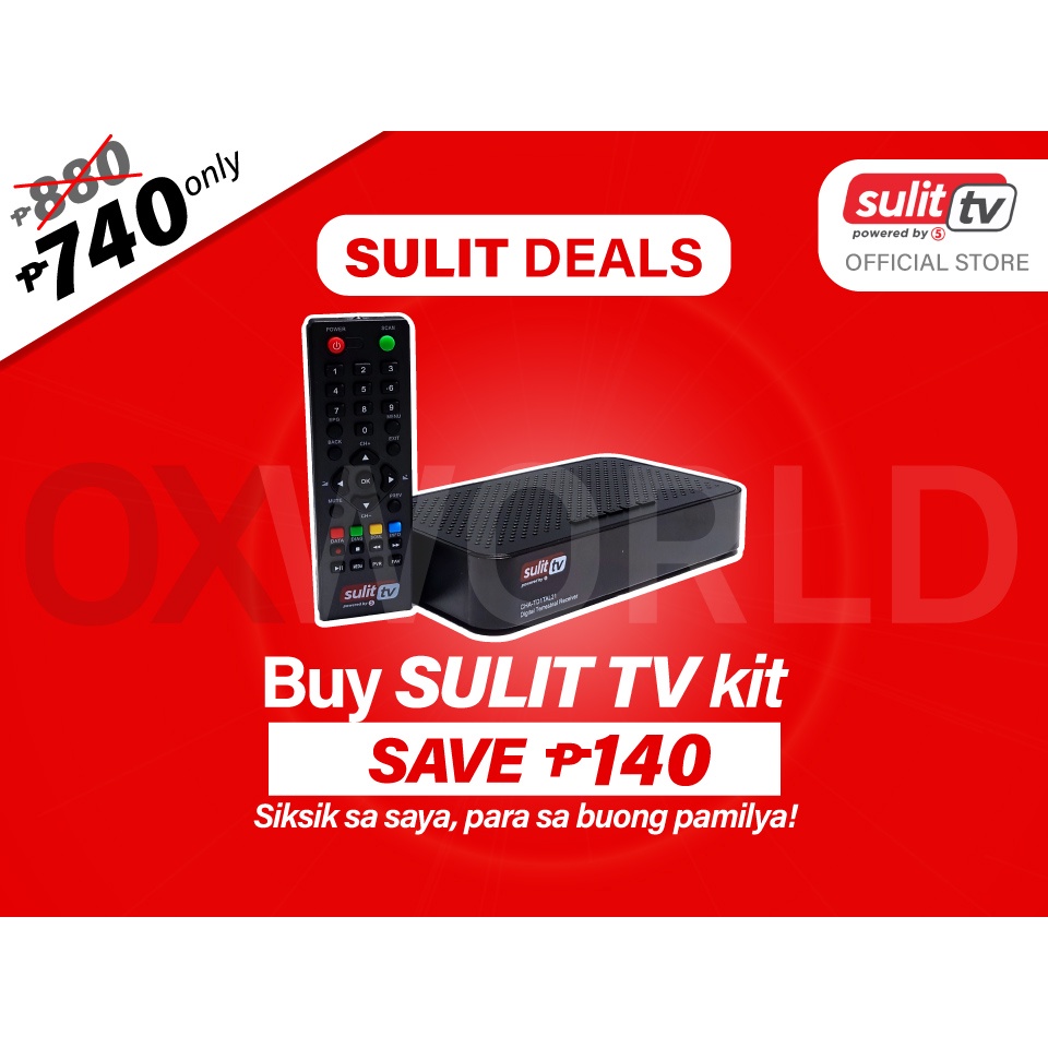 Sulit TV powered by TV5, Digital TV Receiver Shopee Philippines
