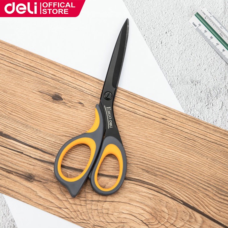 Deli Stainless Steel Scissor Household Multi-functional Scissor Office ...