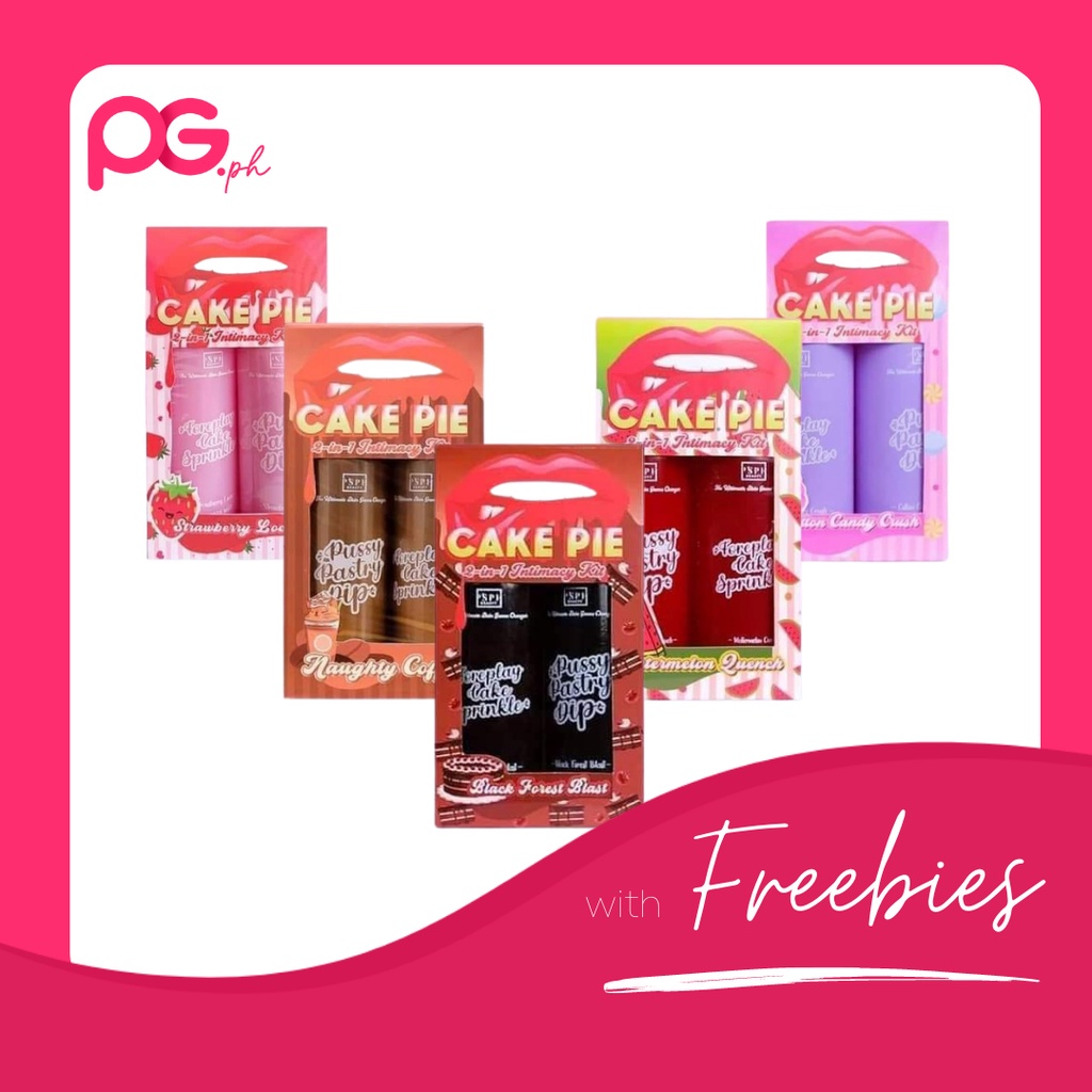 Original CAKE PIE Intimacy Kit with Feminine Wash & Mist Edible Spray