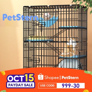 ♞☑PetStern Cats Cage 4 Layer Kulungan Ng Pusa Collapsible Large Space Pet Dog Rabbit Cage With Wheel