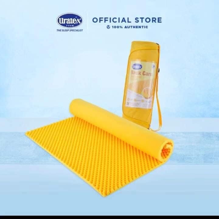 URATEX 100 GENUINE BACK CARE EGG CRATE (YELLOW FIRM FOAM) Shopee