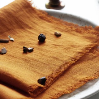 10.25 Preferred Texture Small Objects European American Style Pure Linen Handmade Raw Edge Terry Cloth Light Luxury Petty Bourgeoisie Western Hall Cushion Mo #1