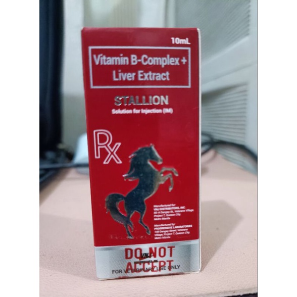 STALLION VITAMIN + LIVER EXTRACT 10ml (sold 1bottle) Shopee