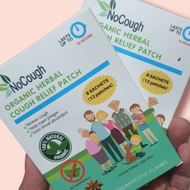 NoCough - ORGANIC HERBAL COUGH RELIEF PATCH ( TANGAL UBO)