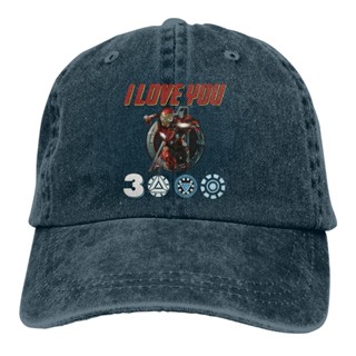 NIUZM0 I Love You Iron People 3000 Avengers Endgame Men'S Leisure Outdoor Sports Peak Denim Hat Hall #1