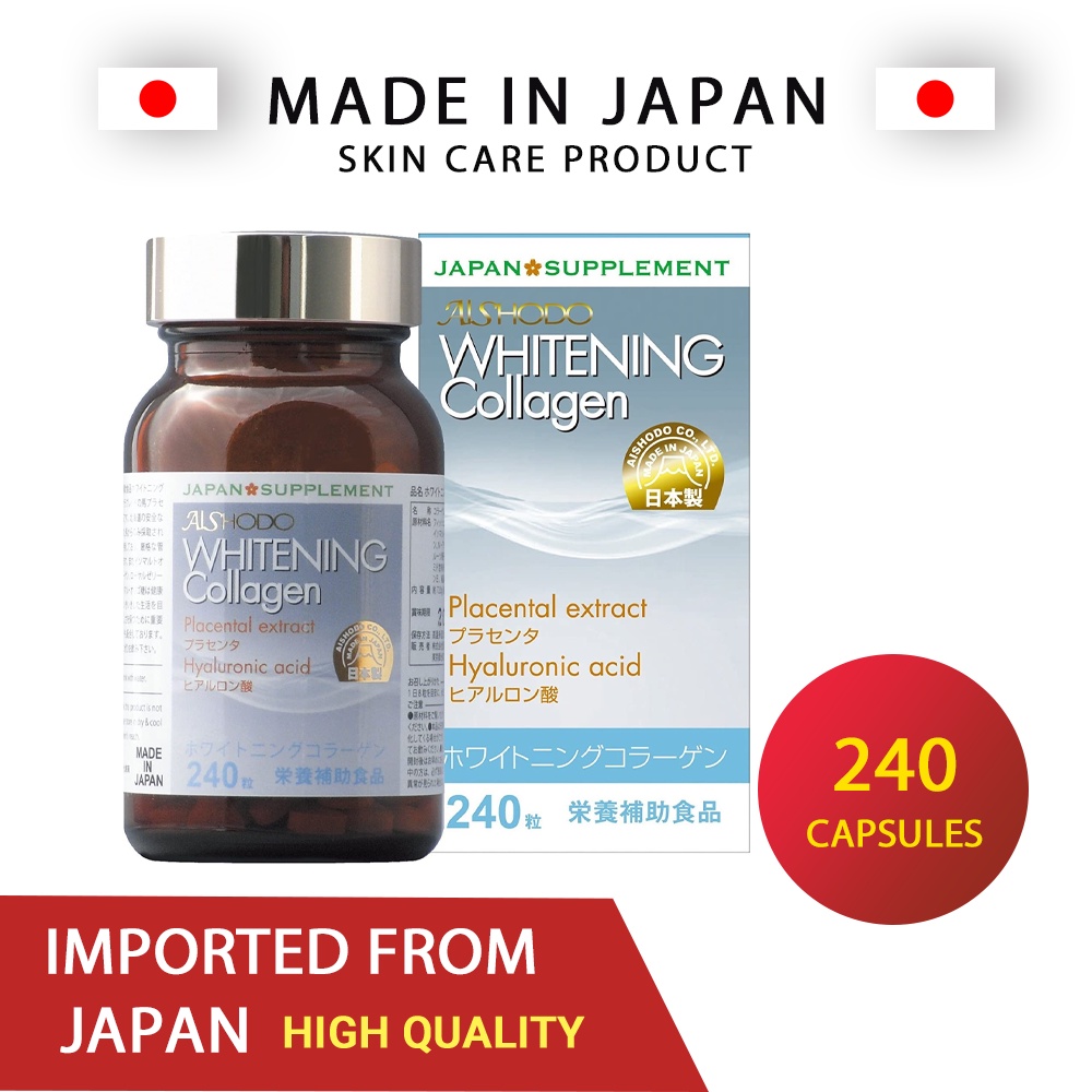 Whitening Collagen 240 Capsules Placenta / Hyaluronic Acid / Royal