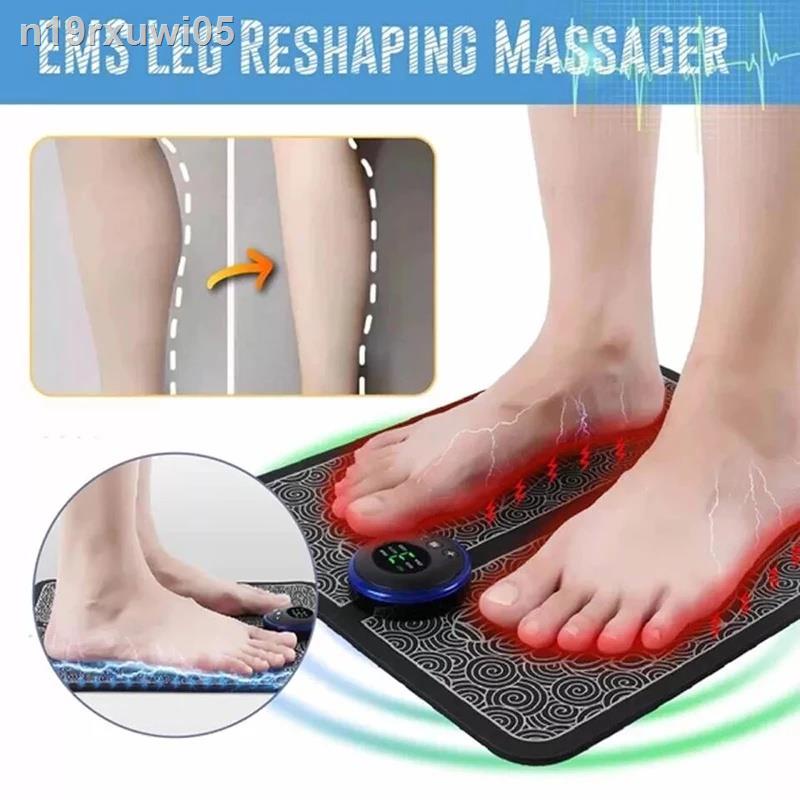 (cod)Foot Massager Pad Pes Muscle Electric EMS Health Relax ...