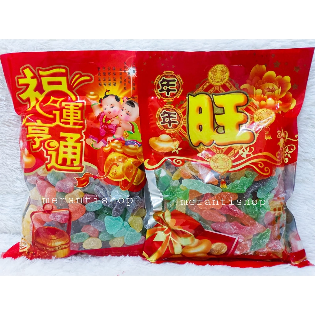 Malaysia Jelly Candy 800gram Fish And Love   Lembit Sugar   Jelly Drops 