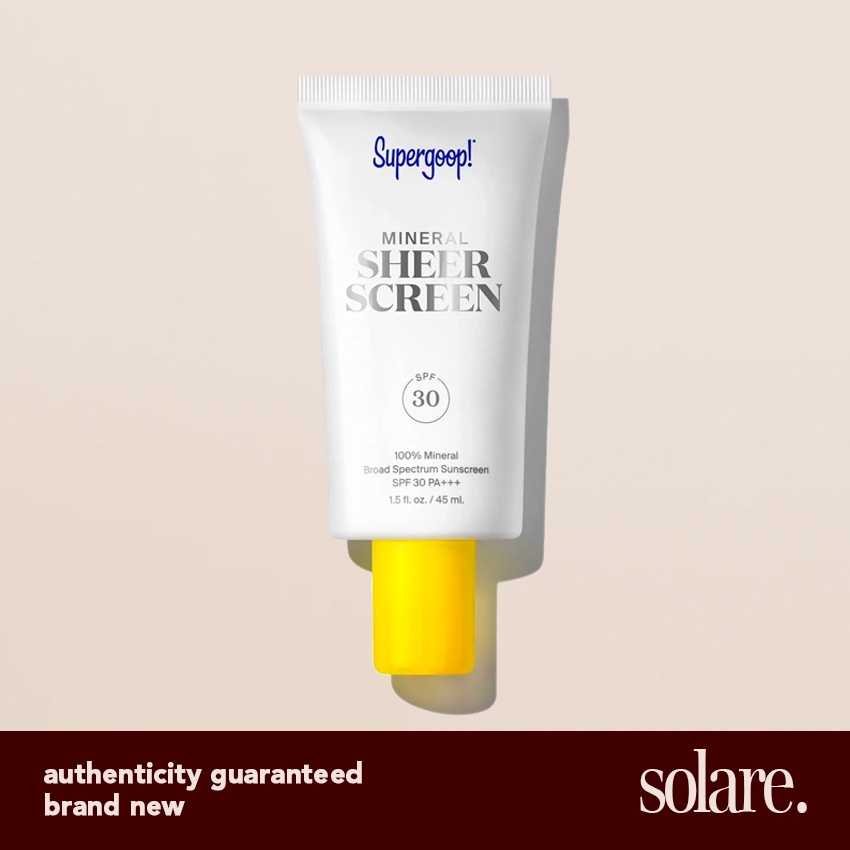 SUPERGOOP! Mineral Sheer Screen SPF 30 (on hand) | Shopee Philippines